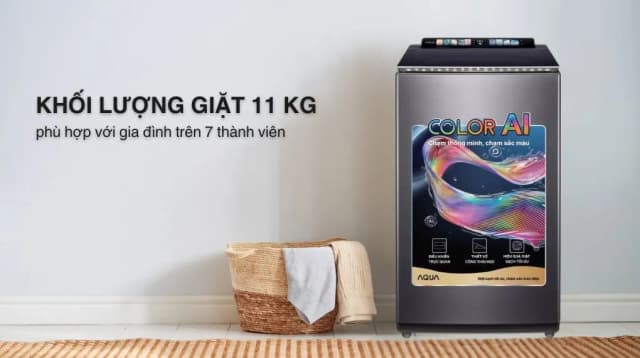 So sánh giá Máy giặt Aqua Inverter 11 kg AWM11-BSR1K(BU) rẻ nhất? - Ảnh 15
