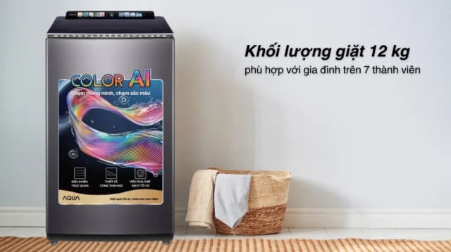 So sánh giá Máy giặt Aqua Inverter 12 kg AWM12-BSR1K(BU) rẻ nhất? - Ảnh 15
