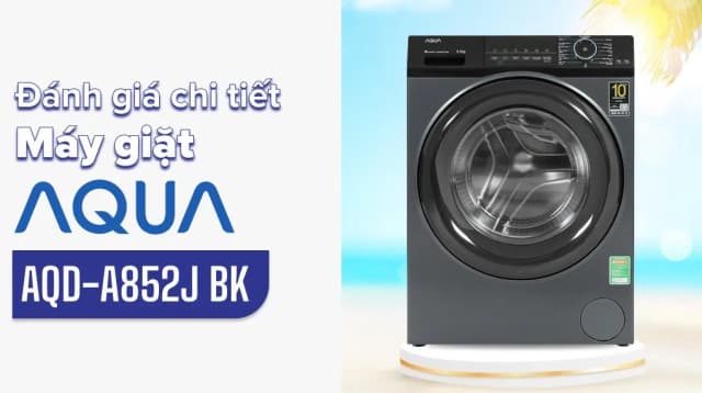 So sánh giá Máy giặt Aqua Inverter 8.5 kg AQD-A852J BK rẻ nhất? - Ảnh 3