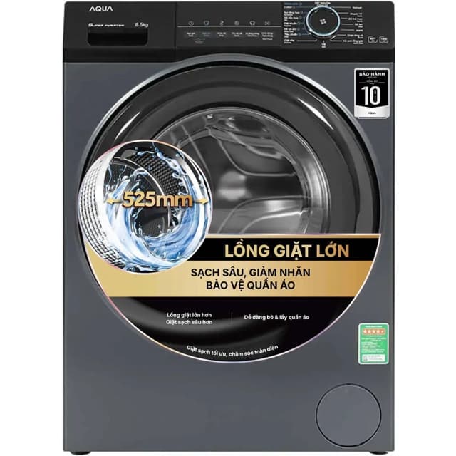 So sánh giá Máy giặt Aqua Inverter 9.5 kg AQD-A952J BK rẻ nhất? - Ảnh 19