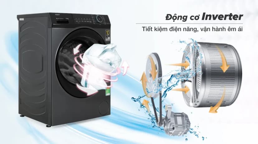 Máy giặt Aqua Inverter 9.5 kg AW95-BP4657M(B) - Giá rẻ nhất hôm nay - Ảnh 15