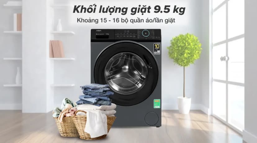 Máy giặt Aqua Inverter 9.5 kg AW95-BP4657M(B) - Giá rẻ nhất hôm nay - Ảnh 7