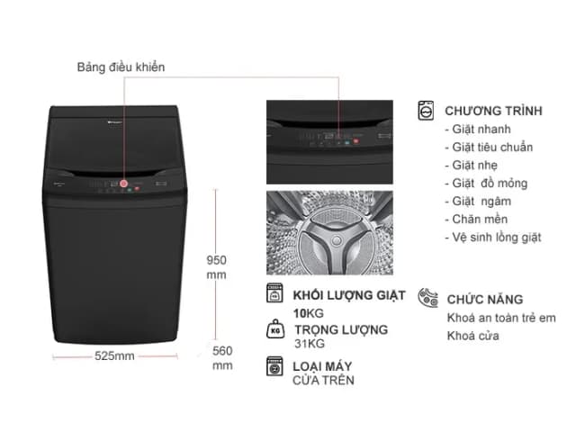 So sánh giá Máy giặt Casper 10 kg WT-10NB3 rẻ nhất? - Ảnh 18