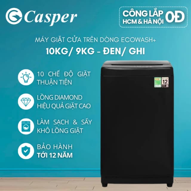 So sánh giá Máy giặt Casper 9 kg WT-E9NGR21 rẻ nhất? - Ảnh 15