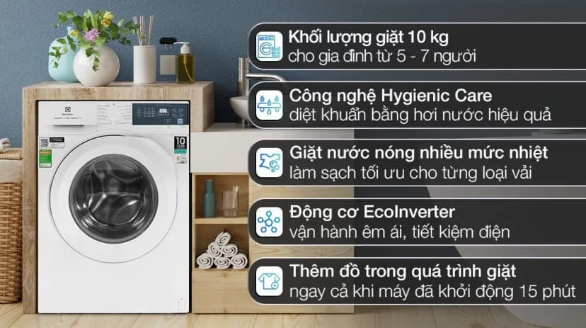 Máy giặt Electrolux UltimateCare 300 Inverter 11 kg EWF1124D3EC - Giá rẻ nhất hôm nay - Ảnh 14