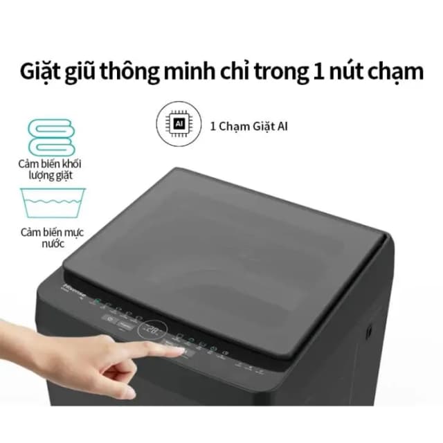 So sánh giá Máy giặt Hisense Inverter 10.5 kg WT105F50 rẻ nhất? - Ảnh 16
