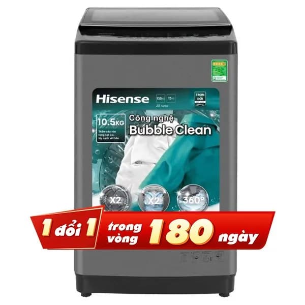 So sánh giá Máy giặt Hisense 10.5 kg WTJA1015UT rẻ nhất? - Ảnh 8