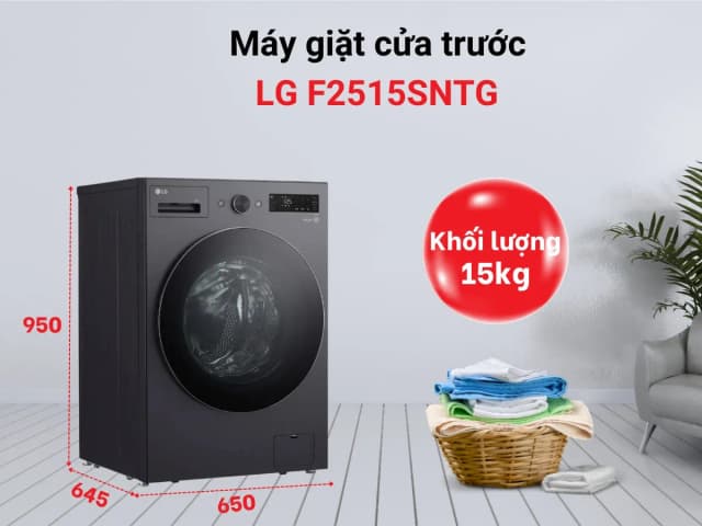 So sánh giá Máy giặt LG AI DD Inverter 15 kg F2515SNTG rẻ nhất? - Ảnh 4