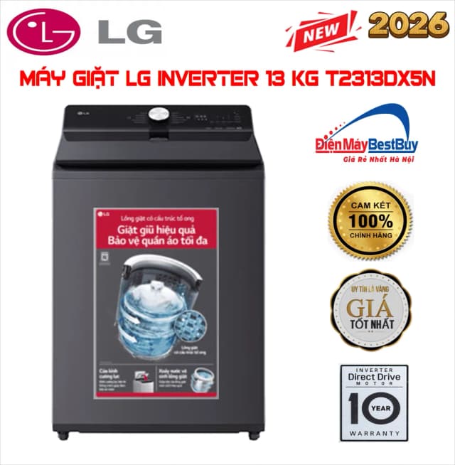 So sánh giá Máy giặt LG AI DD Inverter 13 kg T2313DX5N rẻ nhất? - Ảnh 7