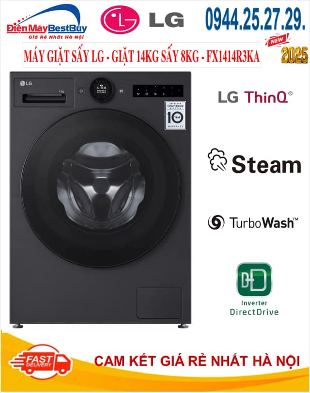 So sánh giá Máy giặt LG AI DD Inverter 14 kg FX1414S3KA rẻ nhất? - Ảnh 19