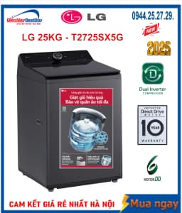 Máy giặt LG AI DD Inverter 25 kg T2725SX5G - Giá rẻ nhất hôm nay - Ảnh 17