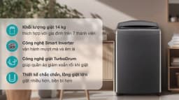 Máy giặt LG TurboDrum Inverter 14 kg T2514VBTB - Giá rẻ nhất hôm nay - Ảnh 5