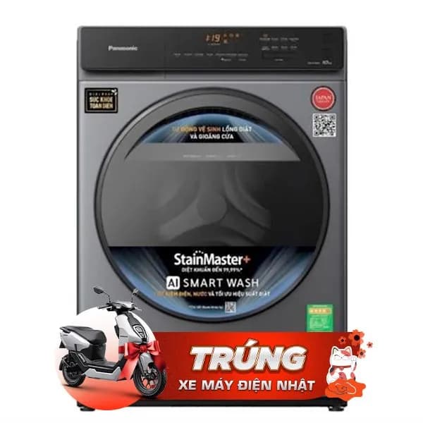 Máy giặt Panasonic Inverter 10 kg NA-V10FA1LVT - Giá rẻ nhất hôm nay - Ảnh 7