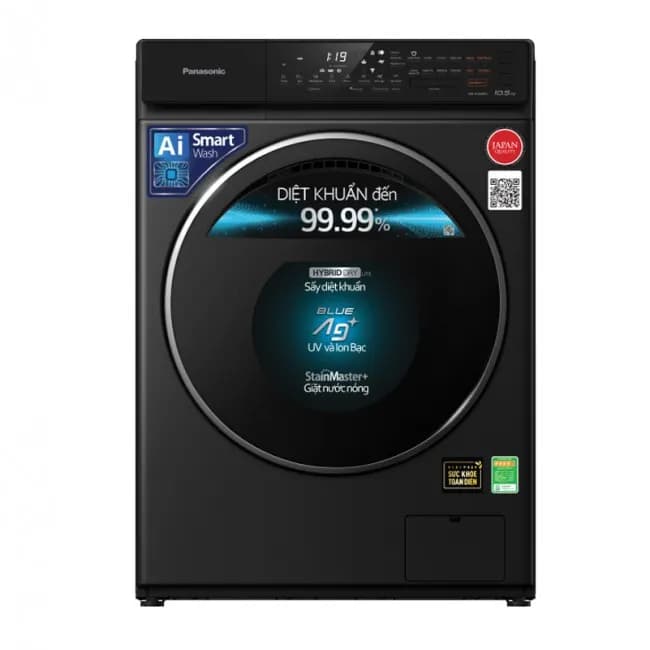 Máy giặt Panasonic Inverter 10.5 kg NA-FJ105X1BV - Giá rẻ nhất hôm nay - Ảnh 2
