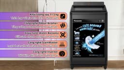 Máy giặt Panasonic Inverter 11.5 Kg NA-FD115X3BV - Giá rẻ nhất hôm nay - Ảnh 17