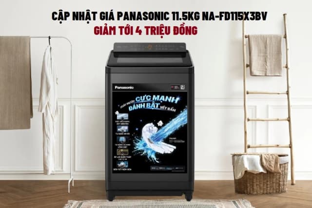 Top 1 so sánh giá Máy giặt Panasonic Inverter 11.5 kg NA-FJ115X1BV - Tìm sản phẩm giá rẻ nhất - Ảnh 17