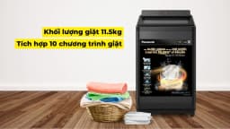 Máy giặt Panasonic Inverter 11.5 kg NA-FJ115X1BV - Giá rẻ nhất hôm nay - Ảnh 9