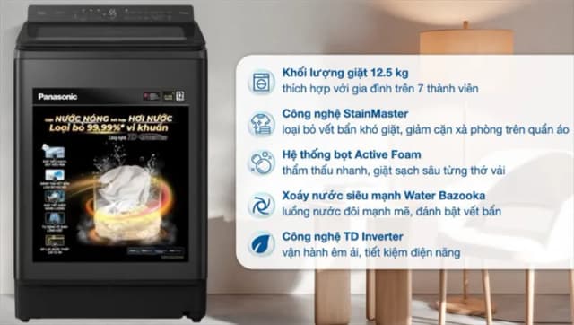 So sánh giá Máy giặt Panasonic Inverter 12.5 kg NA-FD125V4BV rẻ nhất? - Ảnh 13