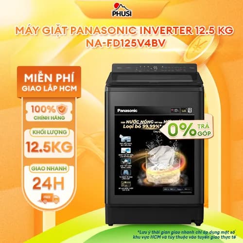So sánh giá Máy giặt Panasonic Inverter 12.5 kg NA-FD125V4BV rẻ nhất? - Ảnh 8