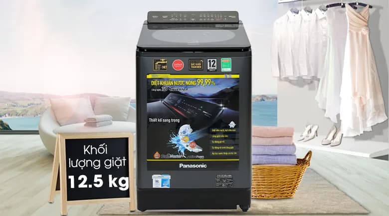 Máy giặt Panasonic Inverter 12 kg NA-24VDG1BVT - Giá rẻ nhất hôm nay - Ảnh 11