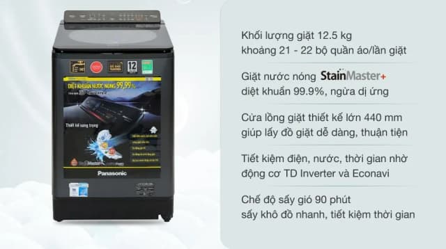 Top 1 so sánh giá Máy giặt Panasonic Inverter 12 kg NA-24VDG1BVT - Tìm sản phẩm giá rẻ nhất - Ảnh 7