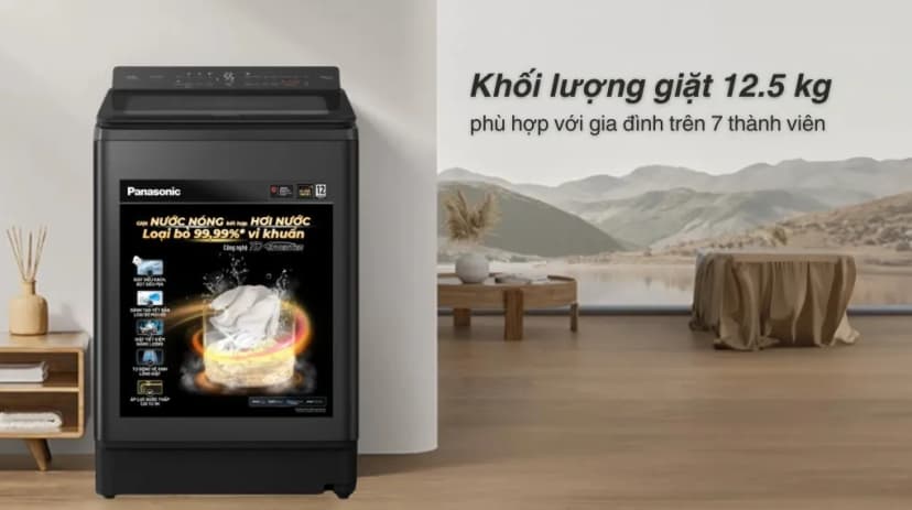 Máy giặt Panasonic Inverter 12 kg NA-24VDG1BVT - Giá rẻ nhất hôm nay - Ảnh 8