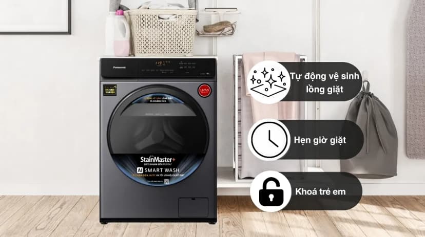 Máy giặt Panasonic Inverter 9 kg NA-FJ90X1DV - Giá rẻ nhất hôm nay - Ảnh 14