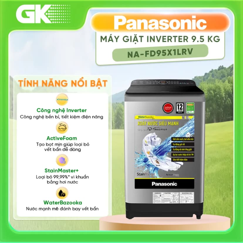 Máy giặt Panasonic Inverter 9 kg NA-FJ90X1DV - Giá rẻ nhất hôm nay - Ảnh 16