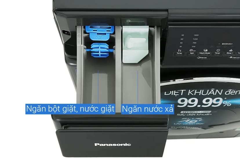 Máy giặt Panasonic Inverter 9.5 kg NA-FJ95X1BV - Giá rẻ nhất hôm nay - Ảnh 2