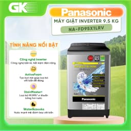 Máy giặt Panasonic Inverter 9.5 kg NA-FJ95X1BV - Giá rẻ nhất hôm nay - Ảnh 3