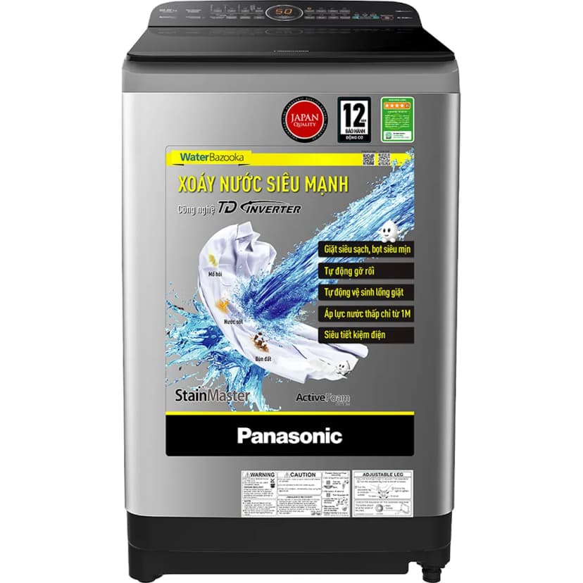 Máy giặt Panasonic Inverter 9.5 kg NA-FJ95X1BV - Giá rẻ nhất hôm nay - Ảnh 6