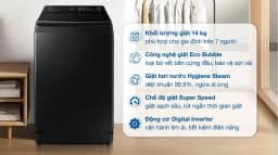 Máy giặt Samsung Inverter 9.5 kg WA95CG4545BDSV - Giá rẻ nhất hôm nay - Ảnh 17