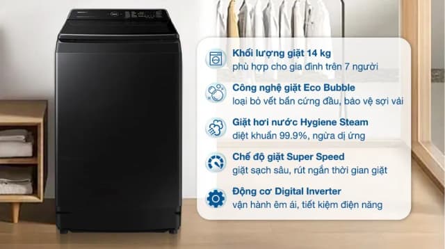 So sánh giá Máy giặt Samsung Inverter 9.5 kg WA95CG4545BDSV rẻ nhất? - Ảnh 17