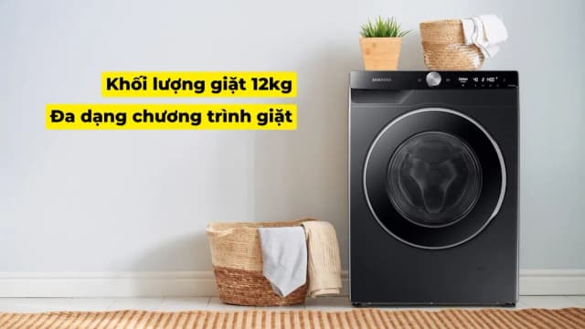 So sánh giá Máy giặt Samsung AI EcoBubble Inverter 12 kg WW12CG604DLBSV rẻ nhất? - Ảnh 12