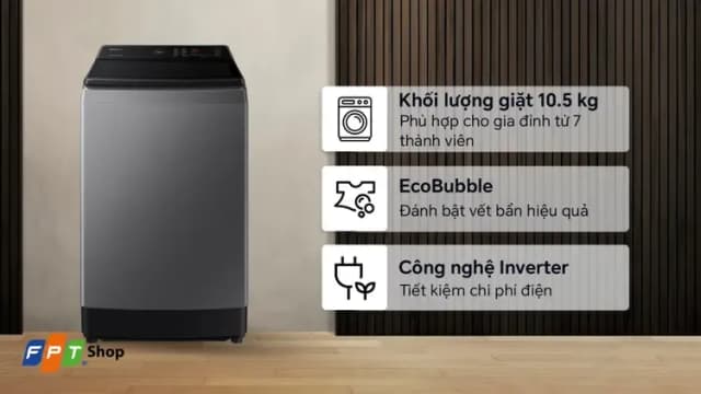 Top 1 so sánh giá Máy giặt Samsung Ecobubble Inverter 12.5 kg WA40F12E4LSV - Tìm sản phẩm giá rẻ nhất - Ảnh 17