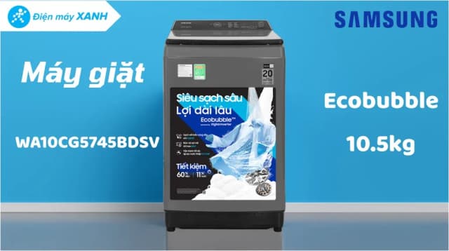 Top 1 so sánh giá Máy giặt Samsung Ecobubble Inverter 12.5 kg WA40F12E4LSV - Tìm sản phẩm giá rẻ nhất - Ảnh 10