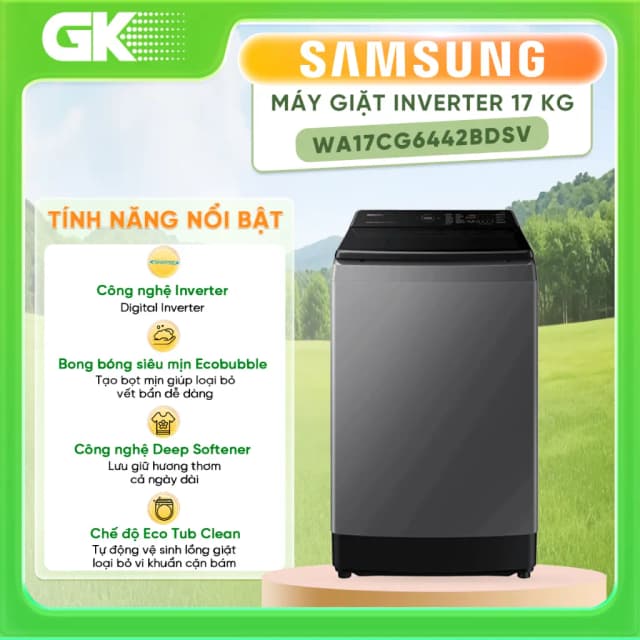 Top 1 so sánh giá Máy giặt Samsung Ecobubble Inverter 17 kg WA40F17E7CSV - Tìm sản phẩm giá rẻ nhất - Ảnh 3
