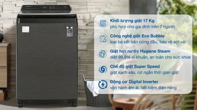 Top 1 so sánh giá Máy giặt Samsung Ecobubble Inverter 17 kg WA40F17E7CSV - Tìm sản phẩm giá rẻ nhất - Ảnh 62