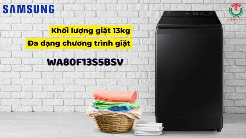 Máy giặt Samsung Inverter 13 kg WA80F13S5BSV - Giá rẻ nhất hôm nay - Ảnh 13