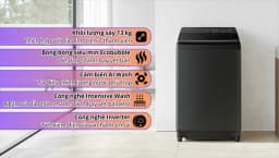 Máy giặt Samsung Inverter 13 kg WA80F13S5BSV - Giá rẻ nhất hôm nay - Ảnh 16