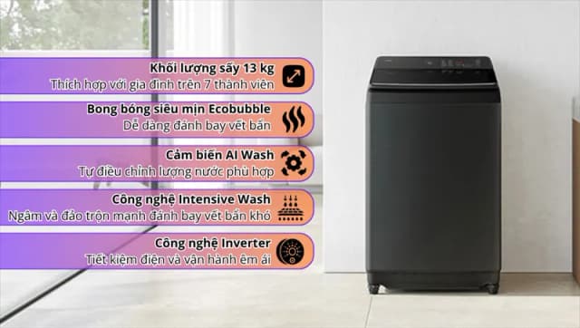 So sánh giá Máy giặt Samsung Inverter 13 kg WA80F13S5BSV rẻ nhất? - Ảnh 16