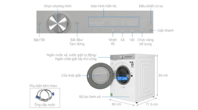 So sánh giá Máy giặt Samsung Bespoke AI Inverter 14 kg WW14BB944DGHSV rẻ nhất? - Ảnh 11