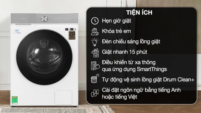 So sánh giá Máy giặt Samsung Bespoke AI Inverter 14 kg WW14BB944DGHSV rẻ nhất? - Ảnh 13