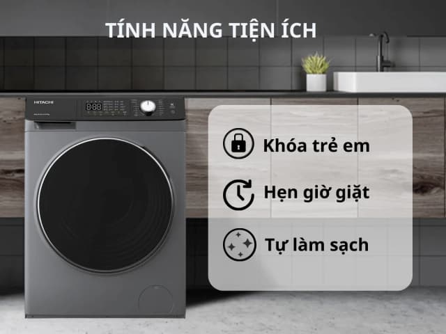 So sánh giá Máy giặt sấy Hitachi Inverter giặt 10.5 kg - sấy 7 kg BD-D1054HVOS rẻ nhất? - Ảnh 17