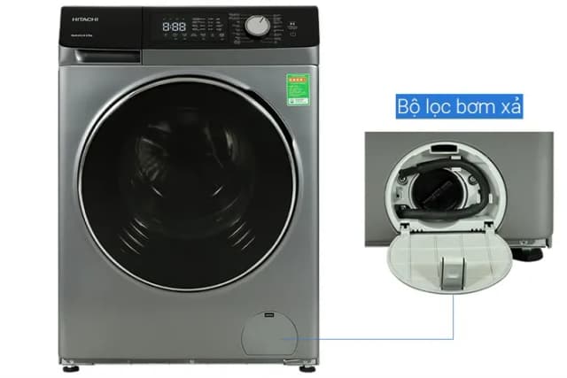 So sánh giá Máy giặt sấy Hitachi Inverter giặt 10.5 kg - sấy 7 kg BD-D1054HVOS rẻ nhất? - Ảnh 6