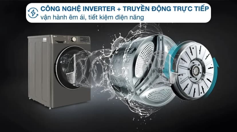 Máy giặt sấy LG AI DD Inverter giặt 14 kg - sấy 8 kg FV1414H3BA - Giá rẻ nhất hôm nay - Ảnh 11