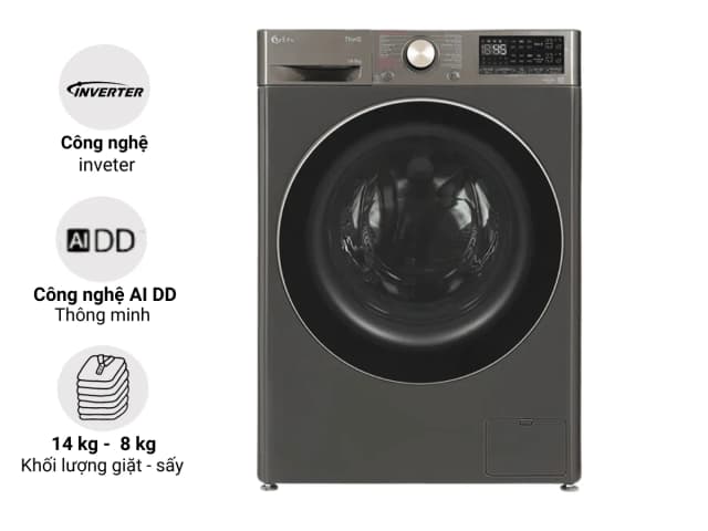 So sánh giá Máy giặt sấy LG AI DD Inverter giặt 14 kg - sấy 8 kg FV1414H3BA rẻ nhất? - Ảnh 15