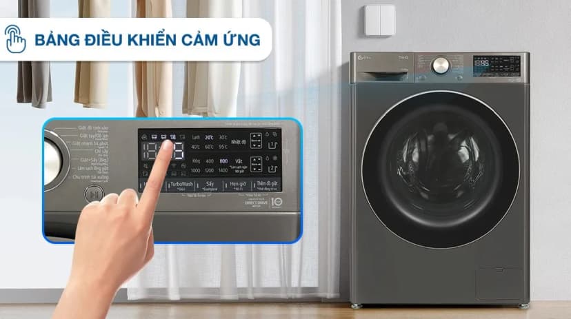 Máy giặt sấy LG AI DD Inverter giặt 14 kg - sấy 8 kg FV1414H3BA - Giá rẻ nhất hôm nay - Ảnh 5