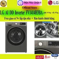 Máy giặt sấy LG AI DD Inverter giặt 14 kg - sấy 8 kg FV1414H3BA - Giá rẻ nhất hôm nay - Ảnh 7
