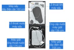 So sánh giá Tháp giặt sấy LG WashTower Inverter giặt 14 kg - sấy 10 kg WT1410NHB - Tìm sản phẩm giá rẻ nhất - Ảnh 2